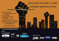 Buenos Aires, Ciclo de Clases sobre el Derecho a la Ciudad y estrategias de organización y lucha
