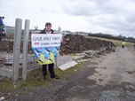 Sheridan protest after demolition Dale Farm (2006)