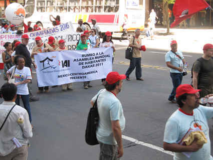 Rumbo a la Asamblea Mundial de Habitantes, Mexico-Centroamerica presente!